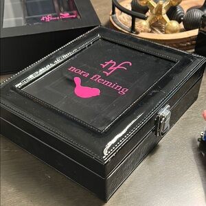 Nora Fleming Black Minis Organizer